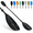 Black with White Wave Print-82.6''- 90.5'' ( 210 - 230 cm ), variant on 210-230cm/230-250cm Adjustable Kayak Paddle For Boating