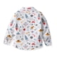 thumbnail image 3 of Gibobby Abrigos de invierno para niños y niñasNiños bebé Unisex otoño verano estampado Tops camisa abrigo ropa(Blanco, 2-3 Años), 3 of 5