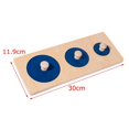 thumbnail image 2 of Wood Shape Puzzles Memory Games Learning Knob Puzzle Peg Puzzle for Game rectangle, 2 of 9