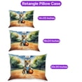 thumbnail image 3 of Happy Father's Day Corgi Playing Basketball with Best Dad Jersey Pillowcase Double Sided Welsh Corgi Dog Lover Gifts Idea Pillow Case Covers - 13006, 3 of 3