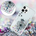 thumbnail image 2 of Case for iPhone 14 Pro Max, iPhone 14 Pro Max Case Cute Pink Glitter Luxury Sparkle Liquid for Girls Women Quicksand Clear Soft TPU Protective Phone Case for iPhone 14 Pro Max Dandelion, 2 of 10