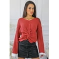 thumbnail image 4 of Got Me Twisted Bell Sleeves Twist Sweater, 4 of 8