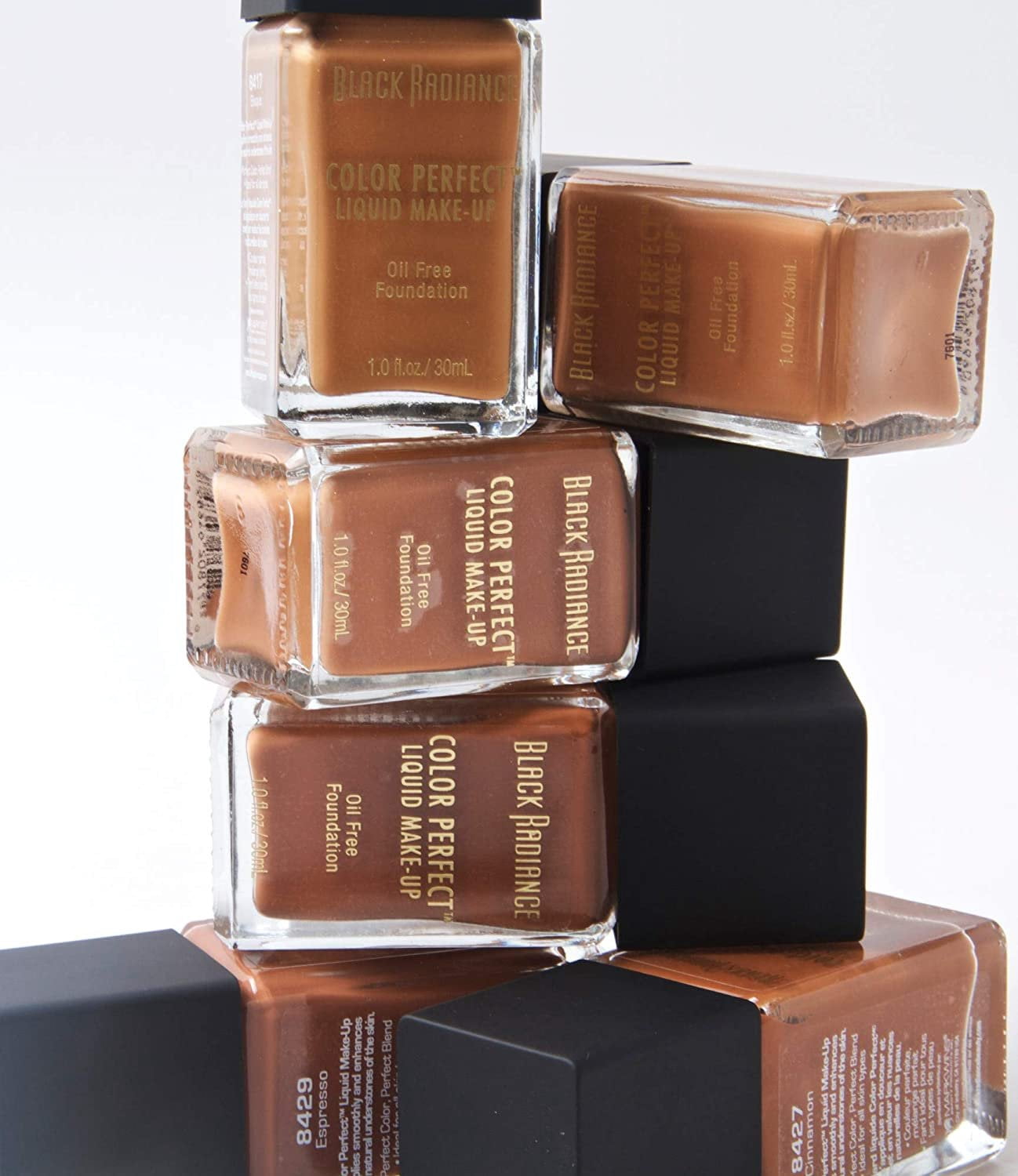 (2 pack) Black Radiance Color Perfect Liquid Foundation Makeup - Rum Spice