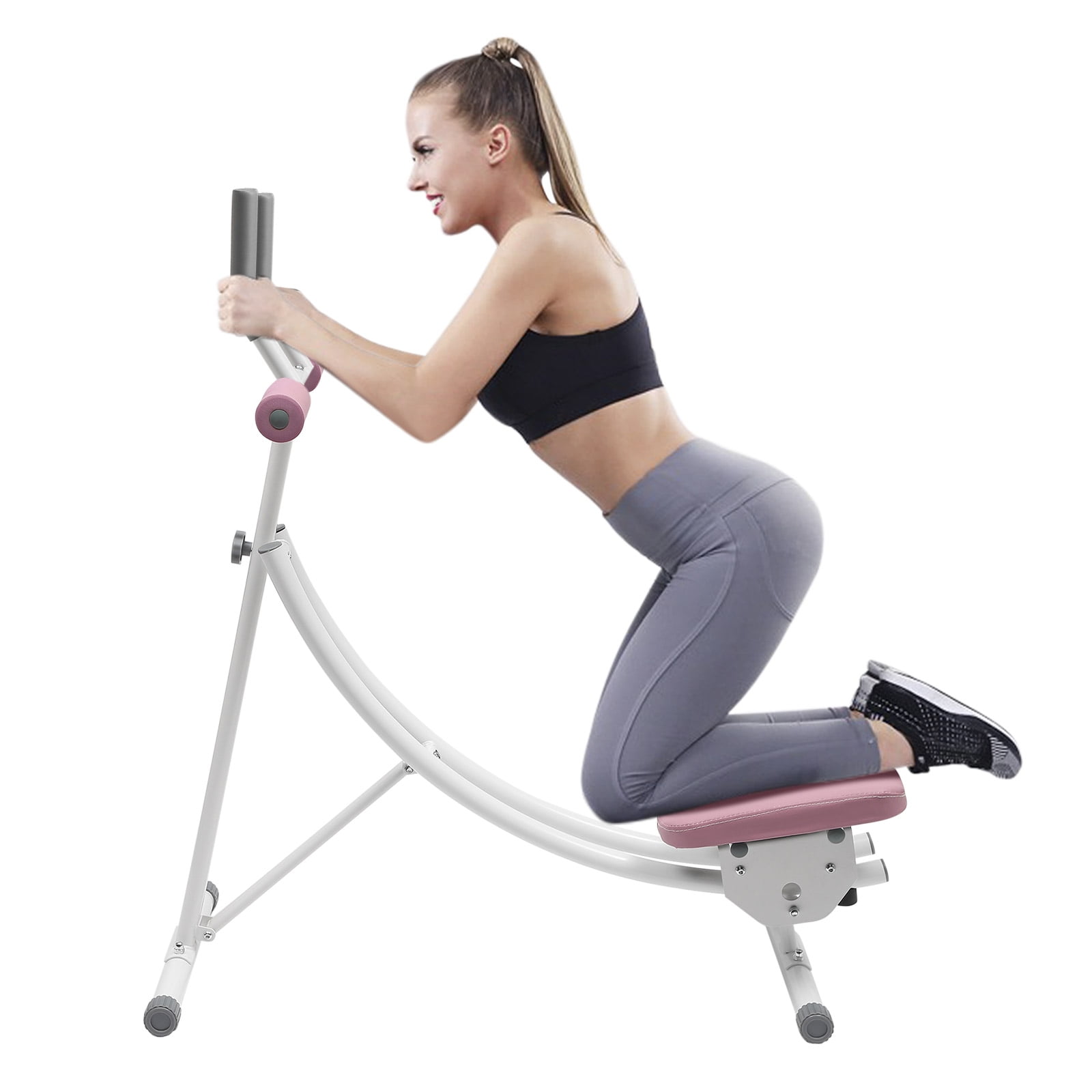 Dwellnix Fitness ab Machine ab Workout Equipment Home Gym Exercise 330 lbs 0 180