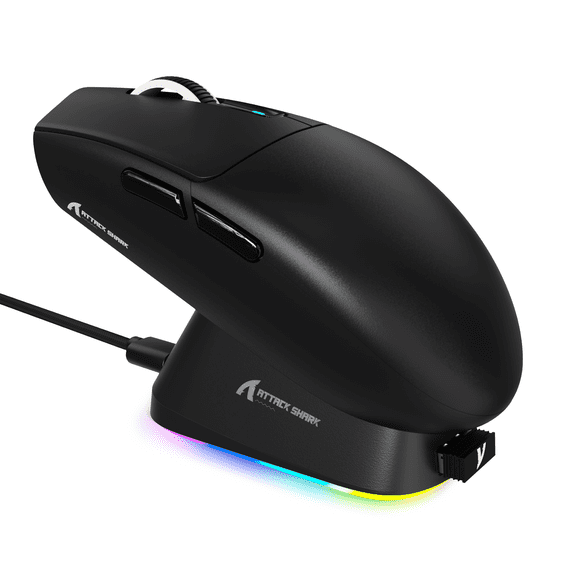 ATTACK SHARK G3PRO Tri-mode Wireless Gaming Mouse with Charge Dock 25000 DPI Ultra Lightweight