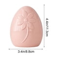 thumbnail image 3 of Easter Ceramic Egg Ornament, Handcrafted Home Decoration for Living Room Desktop, Craft Egg Decor, 4.3x3.6 Inches, Festive Gift Idea, 3 of 6