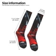 thumbnail image 3 of Bingfone Compression Socks for Women and Men Long Socks for Running Athletic Cycling Nurse-Halloween Vampire Party, 3 of 8