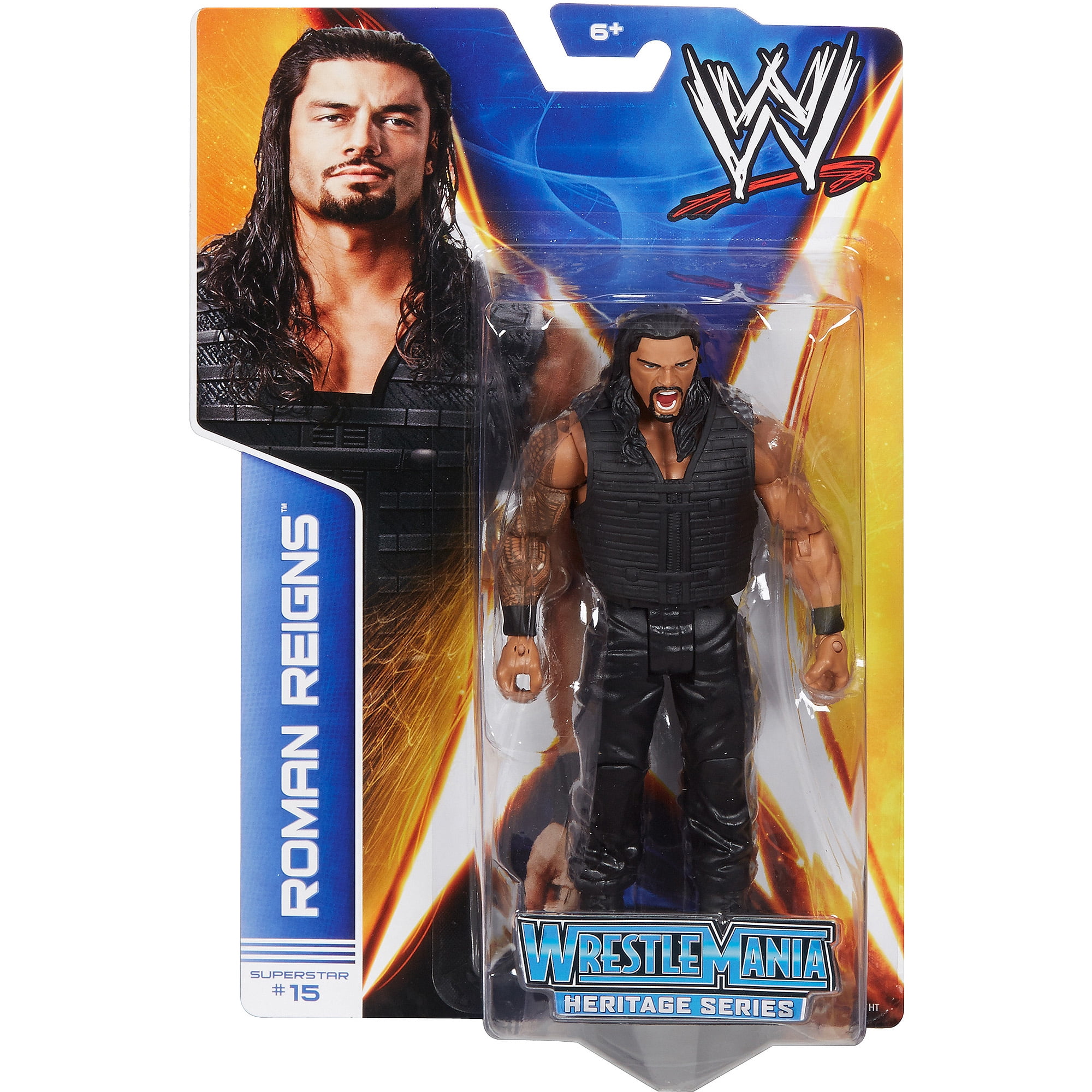 WWE Wrestlemania Heritage Series Roman Reigns 6" Action Figure
