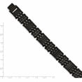 thumbnail image 5 of Stainless Steel Brushed And Polished Black Ip-Plated 8.5In Bracelet Made In China -Jewelry By Sweet Pea, 5 of 8