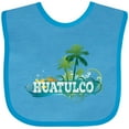 thumbnail image 3 of Inktastic Huatulco Mexico Vacation Boys or Girls Baby Bib, 3 of 4