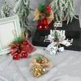 thumbnail image 7 of SLYNSHome Christmas Tree Ornament Hanging Bow Xmas Ball Bells Pendant Decorations for Crafts Christmas Holiday Party Favors - White, 7 of 7