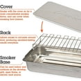 thumbnail image 2 of Camerons Indoor Outdoor Stovetop Smoker - Stainless Steel Barbecue Smoker Box w/Oak Wood Chips & Recipes - Works On Any Stovetop or BBQ Grill for Smoking Meats - Grilling Gift, 2 of 6