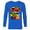 Navy, variant on Disney and Pixar’s Cars Race Time Lightning McQueen Racing - Long Sleeve T-Shirt for Men - Customized-Navy