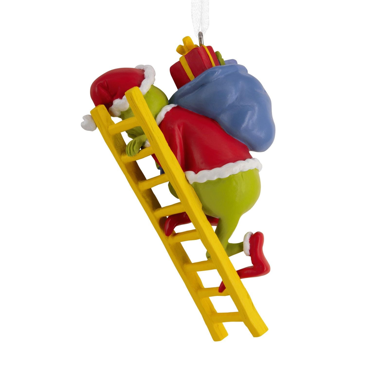 Hallmark Christmas Ornament (Dr. Seuss's How the Grinch Stole Christmas! Grinch on Ladder)