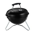 thumbnail image 3 of Parrilla de carbón para barbacoa, parrilla para cocinar al aire libre, parrilla de leña portátil con termómetro, parrilla para barbacoa para reuniones, 3 of 7