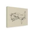 thumbnail image 2 of Ethan Harper 'Dog Tired I' Canvas Art, 2 of 3