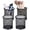 Black, variant on SAYEEC 4 Pack Round Metal Mesh Pen Holders, Durable Hollow Desk Organizers, Art Supply Storage Organizer for Office Home, Black