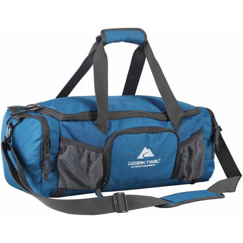 Ozark Trail Portable Camping Medicine Duffel Bag, Solid, Blue