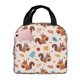thumbnail image 1 of Easygdp Forest Squirrel Nuts Bolsa Térmica Premium - Tela Oxford Impermeable, Gran Capacidad, Bolsillo Frontal, Unisex para Trabajo, Escuela, Actividades al Aire Libre y Picnics, 1 of 8