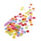 thumbnail image 5 of 100 botones redondos de plástico con forma de estrella y fresa para manualidades de costura hechas a mano., 5 of 9