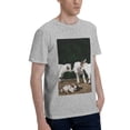 thumbnail image 2 of Bingfone Cute Goat Baby Men'S Loose Fit Short-Sleeve Pocket T-Shirt, 2 of 7