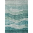 thumbnail image 2 of Addison Rugs Chantille Indoor/Outdoor Transitional Swirls Seafoam Washable Rectangle Rug, 2'6" x 3'10", 2 of 6