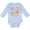 AE-Light Blue, variant on Cute Christmas Fa Lla Llama Boys or Girls Long Sleeve Baby Bodysuit
