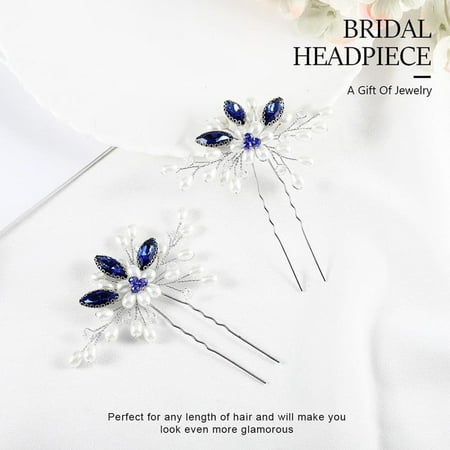 

Ssxinyu Woman s Retro Hair Forks Paired Set with Durable Alloy Blue Rhinestone Leaves for Cheongsam Chinese Clothes Dress