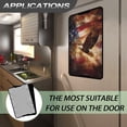 thumbnail image 6 of POLERO RV Door Window Shade Cover, Camper Sunshade Privacy Screen Window Cover, 17.3x26 inches，Travel Trailer Motorhome Sun Shade RV Accessories, USA Flag Eagle, 6 of 7
