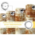 thumbnail image 6 of Brown Ombre Blackout Curtains for Bedroom/Living Room, Thermal Insulated Kitchen Curtains, Gradient Abstract Art Vintage Grommet Darkening Window Treatment Drapes 42"x63"x2, 6 of 8