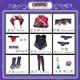 thumbnail image 1 of Disfraz de juego Beidou para mujer, traje de Cosplay de Genshin Impact Beidou, negro y rojo, vestido de Halloween, capa, conjunto completo, 1 of 4
