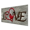 thumbnail image 4 of ALL MY WALLS Metal Wall Art Love for Michigan Ash Carl, 4 of 5