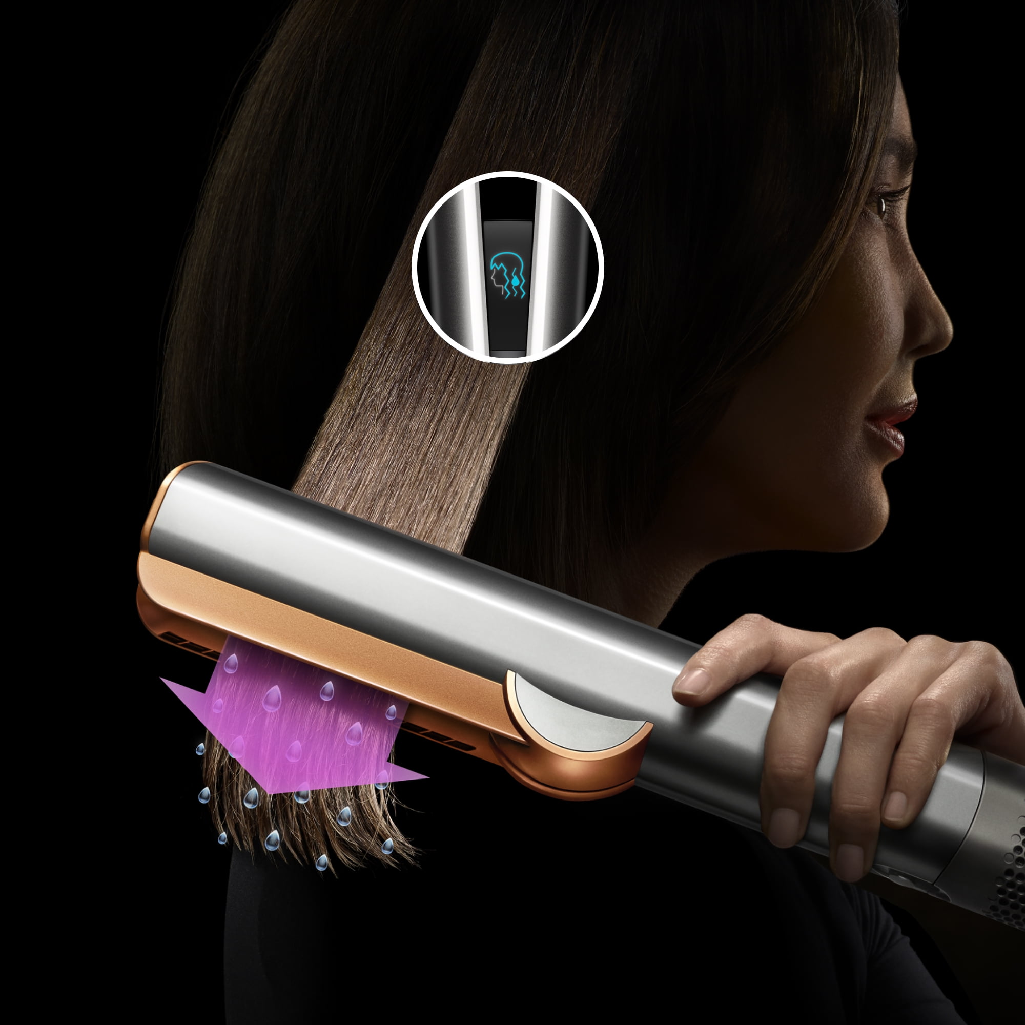 Dyson Official Outlet - Airstrait Straightener, Strawberry Bronze