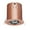 Copper Bronze, variant on BO-201-BS-Cal Lighting-1 Light Mini Recess Can with Housing-5.75 Inches Tall and 3.75 Inches Wide-Brushed Steel Finish