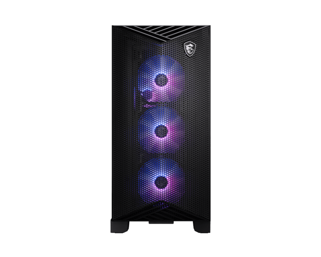 MSI MPGGUNGNIR211RAIRFLOWPZ Mid-Tower Gaming PC Case