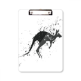 thumbnail image 1 of Mexican Kangaroo Simple Black And White Clipboard Folder Writing Pad Backing Plate A4, 1 of 4