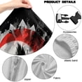 thumbnail image 6 of TSOVTHRID Black Owl Moon Print Gaming Chair Slipcover Set of 4, Stretchable Computer Chair Protection with Armrest Cushion Anti-Dust Gaming Chair Slipcover with Elastic Bottom, 6 of 7