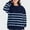 Navy, variant on AHTJRT Girls Oversized Striped Sweater Kids Children Fall Winter Fashion Crewneck Pullover Thermal Soft Knitted Basic Top Pink 11-12 Years