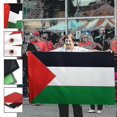 thumbnail image 5 of Large 3 x 5 FT Palestine Flag With Double Stitched Vivid Color Soft Uv Fade Resistant Lightweight Durable, 5 of 5