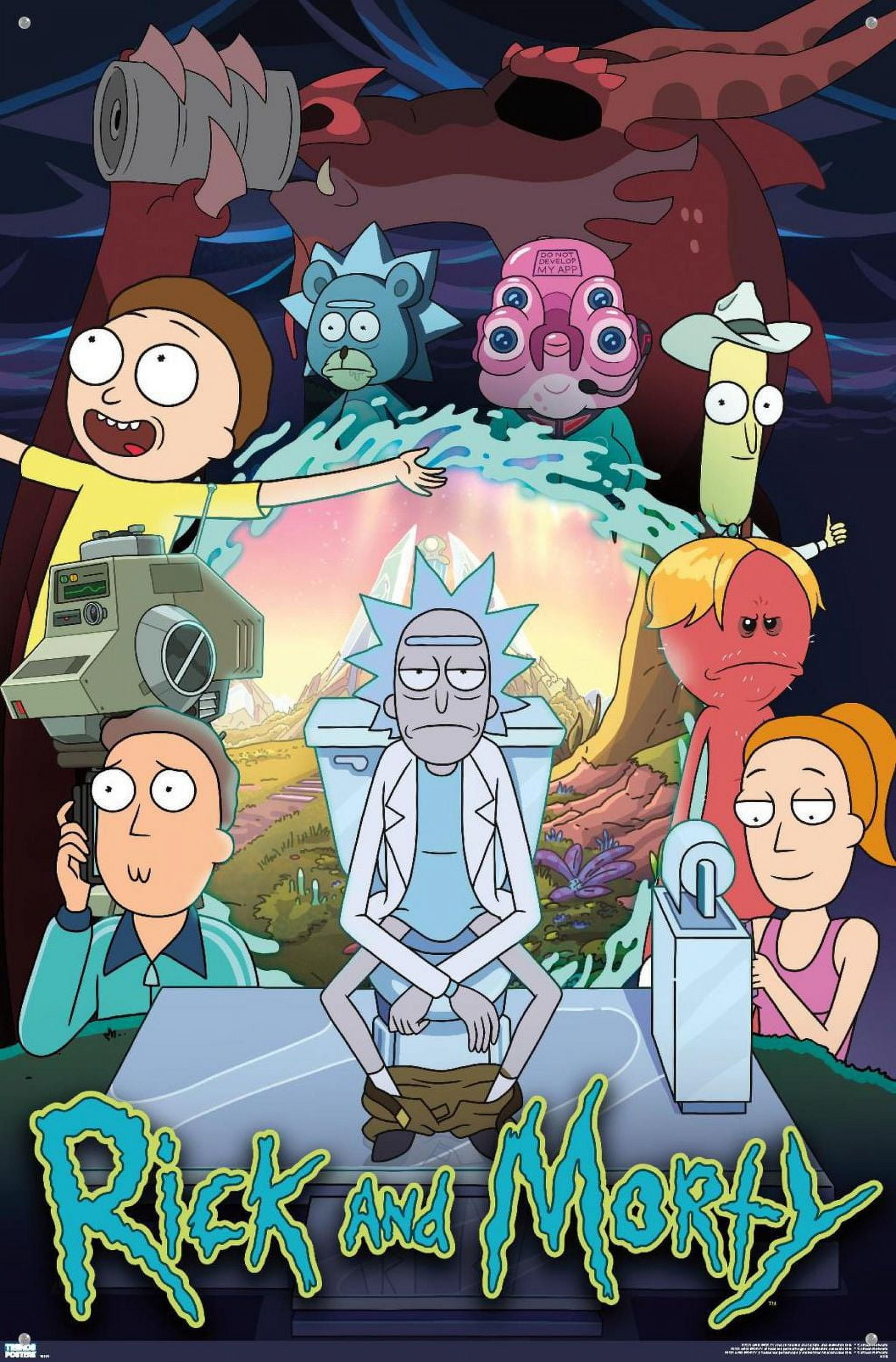 Rick And Morty - Season 4 Group Wall Poster