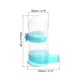thumbnail image 2 of Uxcell 800ml Alimentador automático para palomas, bebedero colgante para jaula de aves, dispensador de agua, azul claro 2 paquetes, 2 of 6