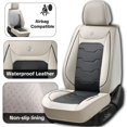 thumbnail image 3 of Fit for Ford Escape 2016 Car Seat Protectors Premium Leather Upholstery Protection OEM Inspired Fit Comfortable Ride Seat Function Compatible, 3 of 9