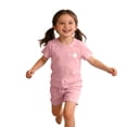 thumbnail image 2 of Tiijoy Infant Girls Summer Outfits Short Sleeve T Shirt Shorts Clothes Set, Sizes 18-24M, 2 of 6