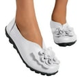 thumbnail image 3 of Mostsola Loafers for Women Slip on Shoes with Flower Comfortable Walking Shoes Penny Loafers Moccasins, 3 of 7