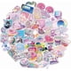 thumbnail image 2 of Laser Pink Stickers Aesthetic 60 Pcs Waterproof Laptop Stickers Decals for Water Bottle Vintage Scrapbook Stickers(Laser Powder), 2 of 4