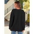 thumbnail image 5 of Women's Cardigan, New Cardigan Large Button Fashion Top, 5 of 5