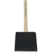 Linzer 3" Foam Brush with Wooden Handle