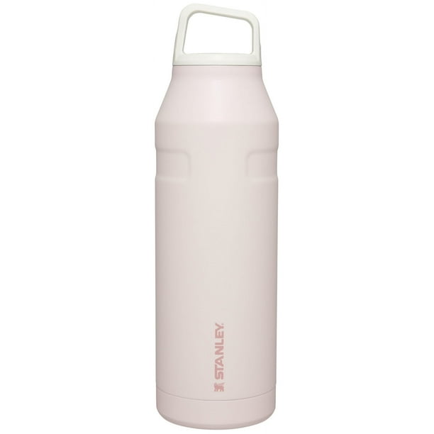 Botella de agua Stanley IceFlow Cap and Carry+ de cuarzo rosa de 1,5 litros