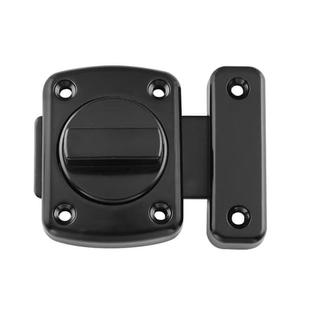 SICED Bathroom Latch Rotate Bolt Gate Latch Door Lock, Matte Black | Walmart Canada
