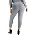 thumbnail image 2 of Anne Klein Womens Plus Metallic Comfy Sweatpants, 2 of 2